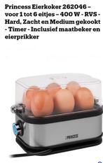 Eierkoker nieuw in doos, Witgoed en Apparatuur, Eierkokers, Ophalen, Nieuw