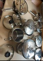 8 delige pannenset Sigg calotherm 18/10, Huis en Inrichting, Keuken | Potten en Pannen, Ophalen of Verzenden