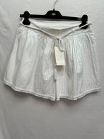 Ulla johnson short 40 us 8 wit korte broek taille riem, Maat 38/40 (M), Kort, Wit, Ophalen of Verzenden