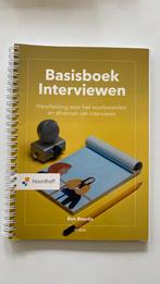 M. van der Hulst - Basisboek Interviewen, Verzenden, Sociale wetenschap, M. van der Hulst; B. Baarda, Zo goed als nieuw