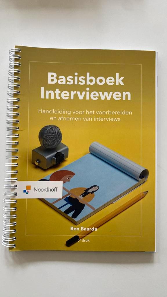 M. van der Hulst - Basisboek Interviewen, Boeken, Wetenschap, Zo goed als nieuw, Sociale wetenschap, Verzenden
