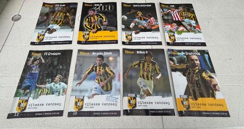 8 Vitesse Wedstrijdboekjes 2007/2008, Verzamelen, Sportartikelen en Voetbal, Zo goed als nieuw, Boek of Tijdschrift, Vitesse, Ophalen of Verzenden