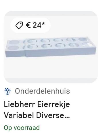 Liebherr Eierrekje Variabel beschikbaar voor biedingen