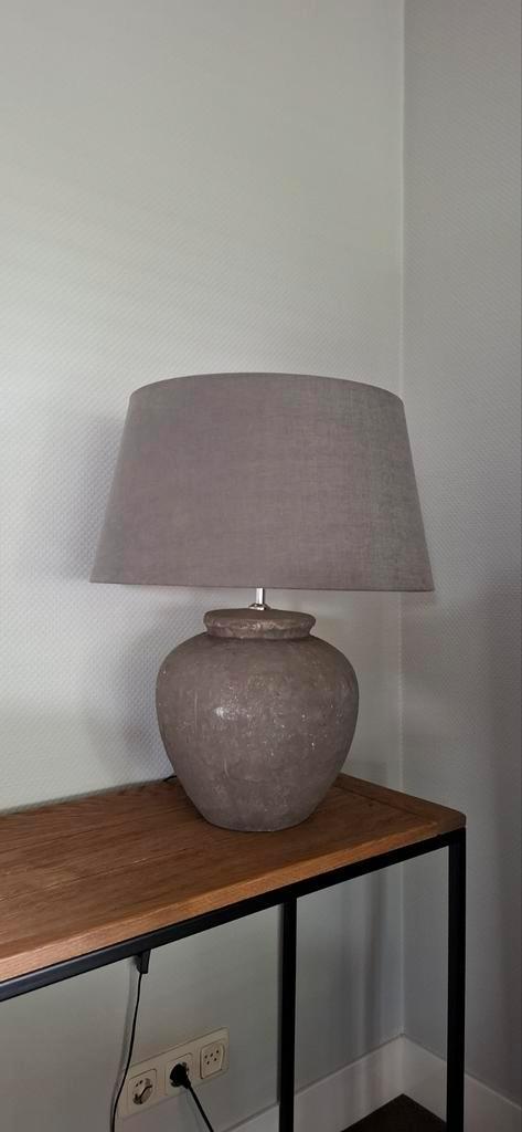 Grote kruiklamp , tafellamp, Huis en Inrichting, Lampen | Tafellampen, Gebruikt, 50 tot 75 cm, Overige materialen, Ophalen