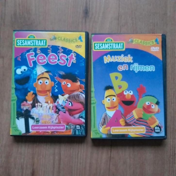 Sesamstraat DVD's, Cd's en Dvd's, Dvd's | Kinderen en Jeugd, Zo goed als nieuw, Tv fictie, Educatief, Alle leeftijden, Ophalen of Verzenden