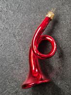 Rode trompet kerstbal, Ophalen of Verzenden, Overige materialen, Oor- of Traguspiercing