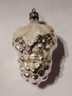 oude zilveren kerstbal druiventros H 7,5 cm, Ophalen, Gebruikt