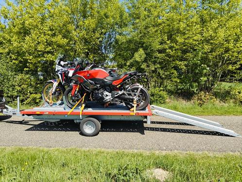Te Huur - Motor Aanhanger 3 Motoren/Stema SHM geremd/100kmh, Motoren, Accessoires | Overige, Zo goed als nieuw, Ophalen