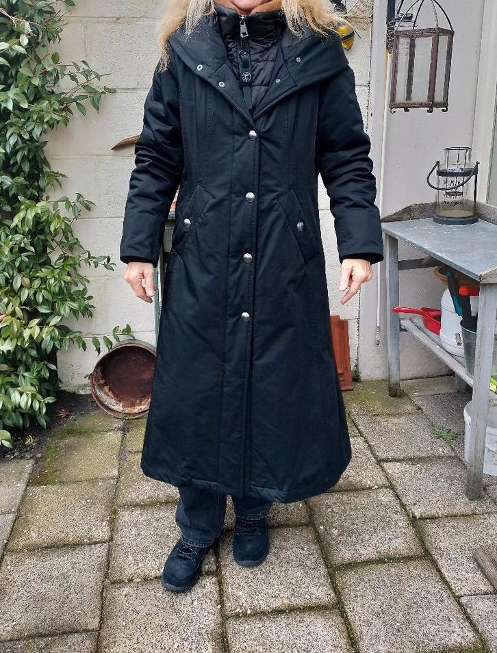 Greenstone maat 44, Kleding | Dames, Jassen | Winter, Zo goed als nieuw, Maat 42/44 (L), Zwart, Ophalen of Verzenden