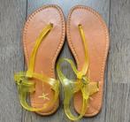 Platte sandalen geel/neongeel maat 38 nieuw/ongedragen, Primark, Geel, Nieuw, Sandalen of Muiltjes