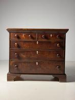 Engelse Ladekast Commode 19e eeuw, Ophalen, Gebruikt, Eikenhout, Minder dan 100 cm