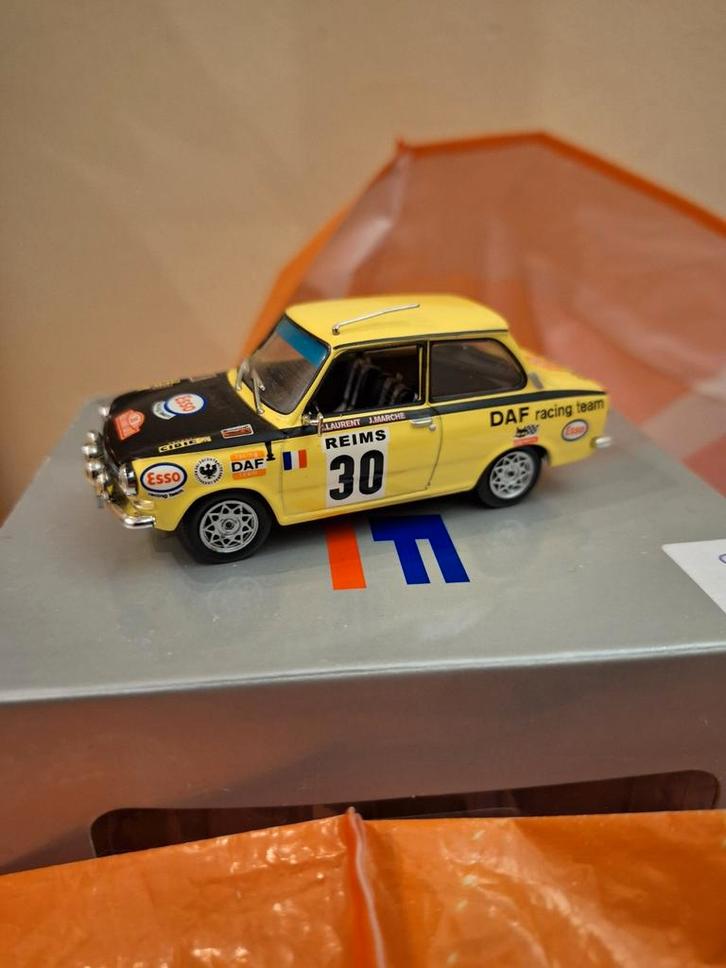 Daf 55 Variomatic Rally Monte Carlo 1972 - Schaal 1:43, Hobby en Vrije tijd, Modelauto's | 1:43, Nieuw, Auto, Overige merken, Ophalen of Verzenden