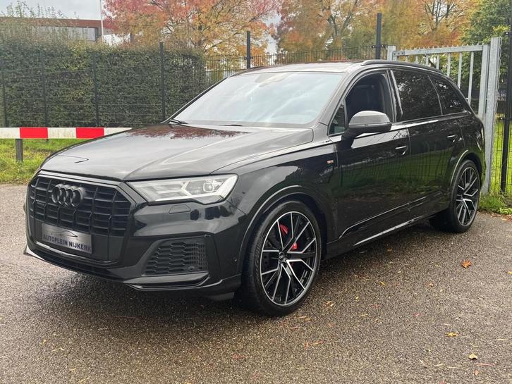 Audi Q7 55 TFSI quattro RS zetels Black Optic Pano Ambient 2, Auto's, Audi, Bedrijf, Te koop, Q7, 4x4, ABS, Achteruitrijcamera