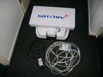 Satenne Snipe automatische vlakke schotelantenne, Ophalen, Zo goed als nieuw, (Schotel)antenne, Overige merken