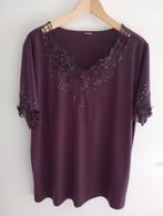 Tricot blouse met kralen en borduursel, maat 44/46, Kleding | Dames, Oosterveldweg 15, 7274 DZ, Verzenden, Maat 42/44 (L), Nieuw