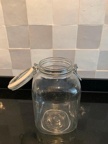 Glazen Voorraadpot 3100ml beschikbaar voor biedingen