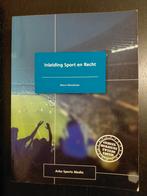 Boek Sportmanagement - Inleiding Sport en Recht, Boeken, Ophalen of Verzenden, Zo goed als nieuw, HBO