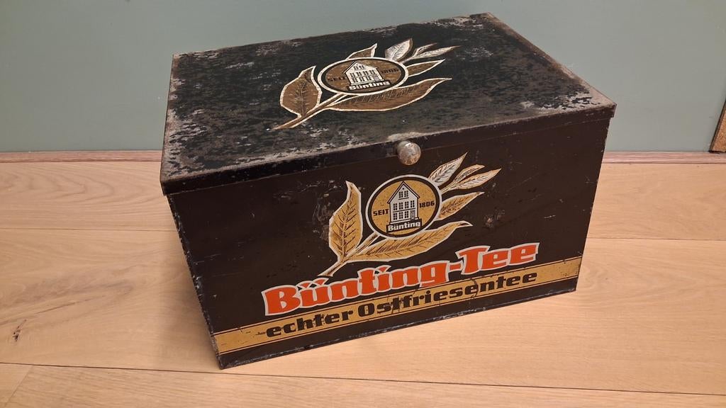 Thee blik binding thee, Verzamelen, Blikken, Ophalen, Gebruikt, Thee, Overige merken