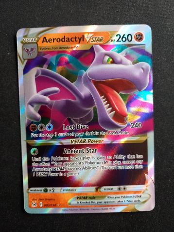 Pokemon Aerodactyl VSTAR 093/196 Lost Origin Ultra Rare NM beschikbaar voor biedingen
