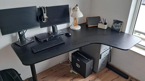 Bekant hoekbureau, Huis en Inrichting, Bureaus, Gebruikt, Bureau, In hoogte verstelbaar, Ophalen