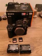 Sony A7III Camera met Flitser, SD Kaarten en Accu's, Ophalen, Gebruikt, Spiegelreflex, Sony