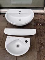 Wastafel keramiek badkamer en toilet, Ophalen, Minder dan 50 cm, Nieuw, Minder dan 100 cm