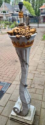 Staande lamp met bladgoud, Ophalen, Gebruikt