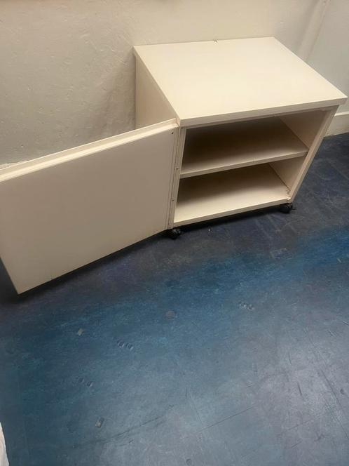 Metalen Ladekast Bureaukast voor printer copier op 4 wielen, Huis en Inrichting, Kasten | Ladekasten, Gebruikt, Minder dan 100 cm