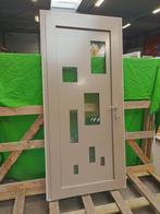 Aluminium Voordeur volpaneel  b99 x h215 cm -2215-, Niet ingevuld, 80 tot 100 cm, 215 cm of meer, Niet ingevuld