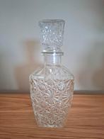 Karaf glas 22cm, Antiek en Kunst, Antiek | Glas en Kristal, Ophalen of Verzenden