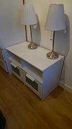 2x IKEA Brimnes Nachtkastjes, Huis en Inrichting, Kasten | Dressoirs, Ophalen, Gebruikt, Met lade(s), 25 tot 50 cm