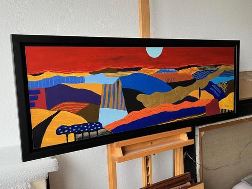 Ronald Boonacker, zeefdruk Route du Soleil I, Antiek en Kunst, Kunst | Litho's en Zeefdrukken, Ophalen