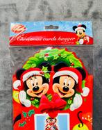 NIEUWE Disney Kerstkaarthanger Mickey Mouse & Minnie Mouse, Verzamelen, Ophalen of Verzenden, Mickey Mouse, Nieuw, Overige typen