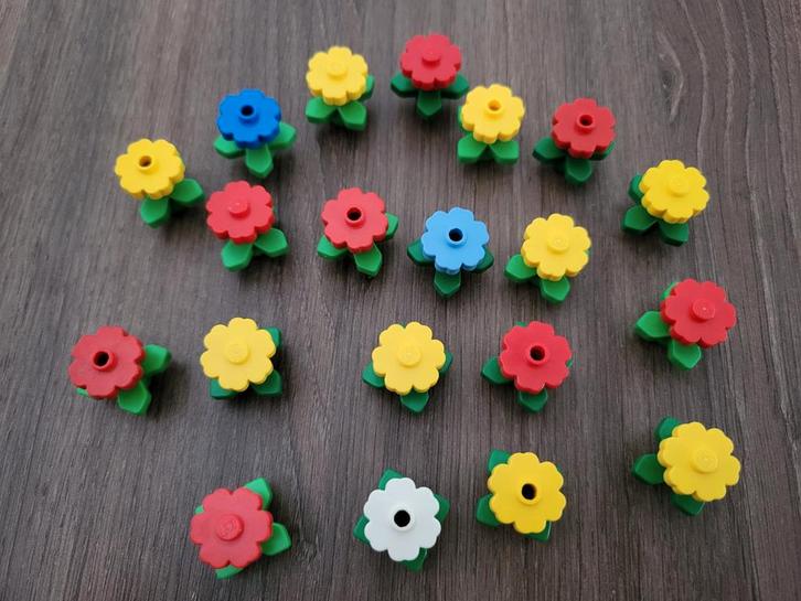 Set 5. 20x Lego classic bloemen / flowers Vintage, Kinderen en Baby's, Speelgoed | Duplo en Lego, Zo goed als nieuw, Lego, Losse stenen