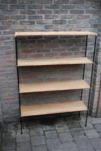 Vintage wandrek, Ophalen, Met plank(en), Gebruikt, Metaal