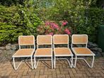4 vintage cesca design stoelen marcel breuer thonet, Vier, Gebruikt, Wit, Ophalen
