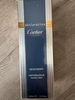 Cartier Déclaration Deodorant Spray 100ml - Nieuw, Cartier, Nieuw, Cartier, Verzenden