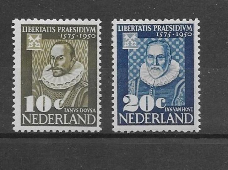 Nederland 1950, NVPH 561 t/m 562, postfris., Postzegels en Munten, Postzegels | Nederland, Postfris, Na 1940, Verzenden