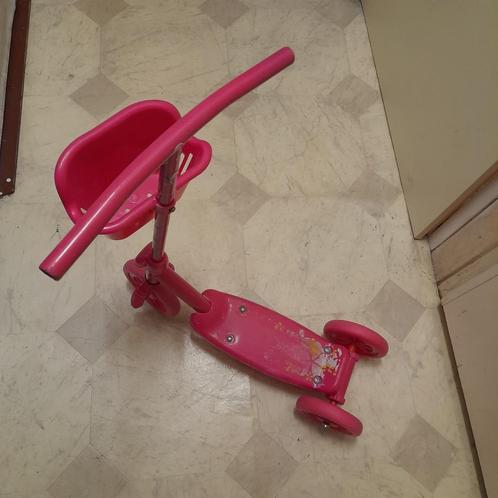 3 Wieler Step Voor Kinderen Donker Roze Vanaf 3 Jaar, Kinderen en Baby's, Speelgoed | Buiten | Voertuigen en Loopfietsen, Overige typen