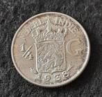 Nederlands Indie 25 cent 1938 (lot 2), Ophalen of Verzenden, Zuidoost-Azië, Losse munt, Zilver