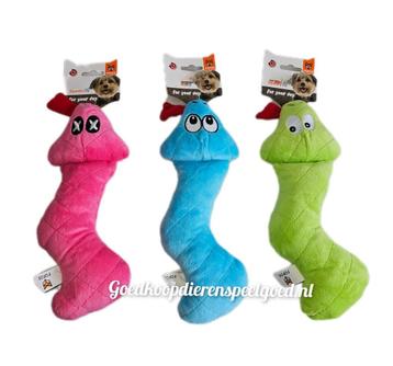 Hondenspeelgoed    " Pluche slang 28 cm  " €5 ps beschikbaar voor biedingen