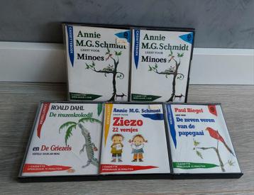 Diverse cassette luisterboeken in goede staat Annie Schmidt