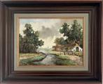 Schilderij van B.H. Slotman (49x59cm), Antiek en Kunst, Kunst | Schilderijen | Klassiek, Ophalen
