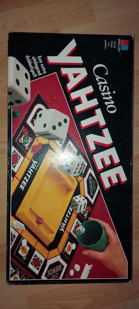 Casino Yahtzee Bordspel, Hobby en Vrije tijd, Gezelschapsspellen | Kaartspellen, Gebruikt, Drie of vier spelers, Ophalen of Verzenden