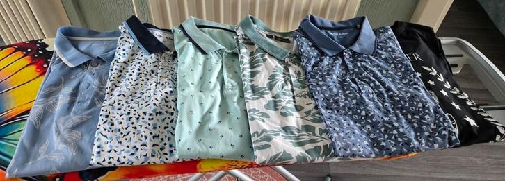 Pakket 6 polo's + 1 t-shirt mt xl, Kleding | Heren, Heren-kledingpakketten, Zo goed als nieuw, Maat 56/58 (XL), Verzenden