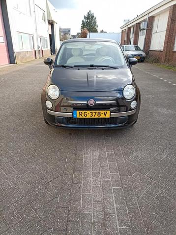 Fiat 500 1.2 C 2014 Zwart PANO DAK beschikbaar voor biedingen