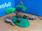 wild life bosdieren 6317 4 wasberen wasbeertjes 100%, Kinderen en Baby's, Speelgoed | Playmobil, Complete set, Ophalen of Verzenden