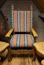 SINTERKLAAS STOEL.     GROTE ANTIEKE ARMSTOEL, Antiek en Kunst, Ophalen