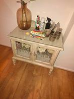 Vintage Kastje met Glazen Deuren, Huis en Inrichting, Gebruikt, Glas, Vintage, Minder dan 50 cm