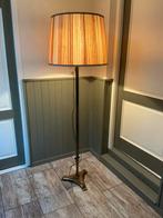 Vintage vloerlamp met poot van messing, Huis en Inrichting, Lampen | Vloerlampen, Ophalen of Verzenden